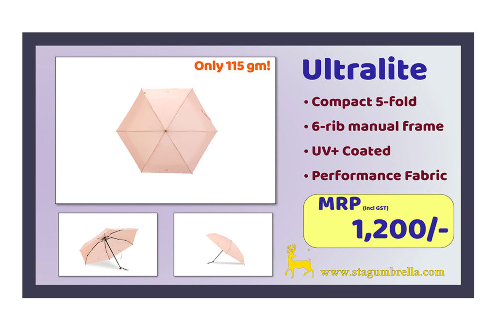 ultra lite umbrella cost rupees 1200 stag brand umbrella